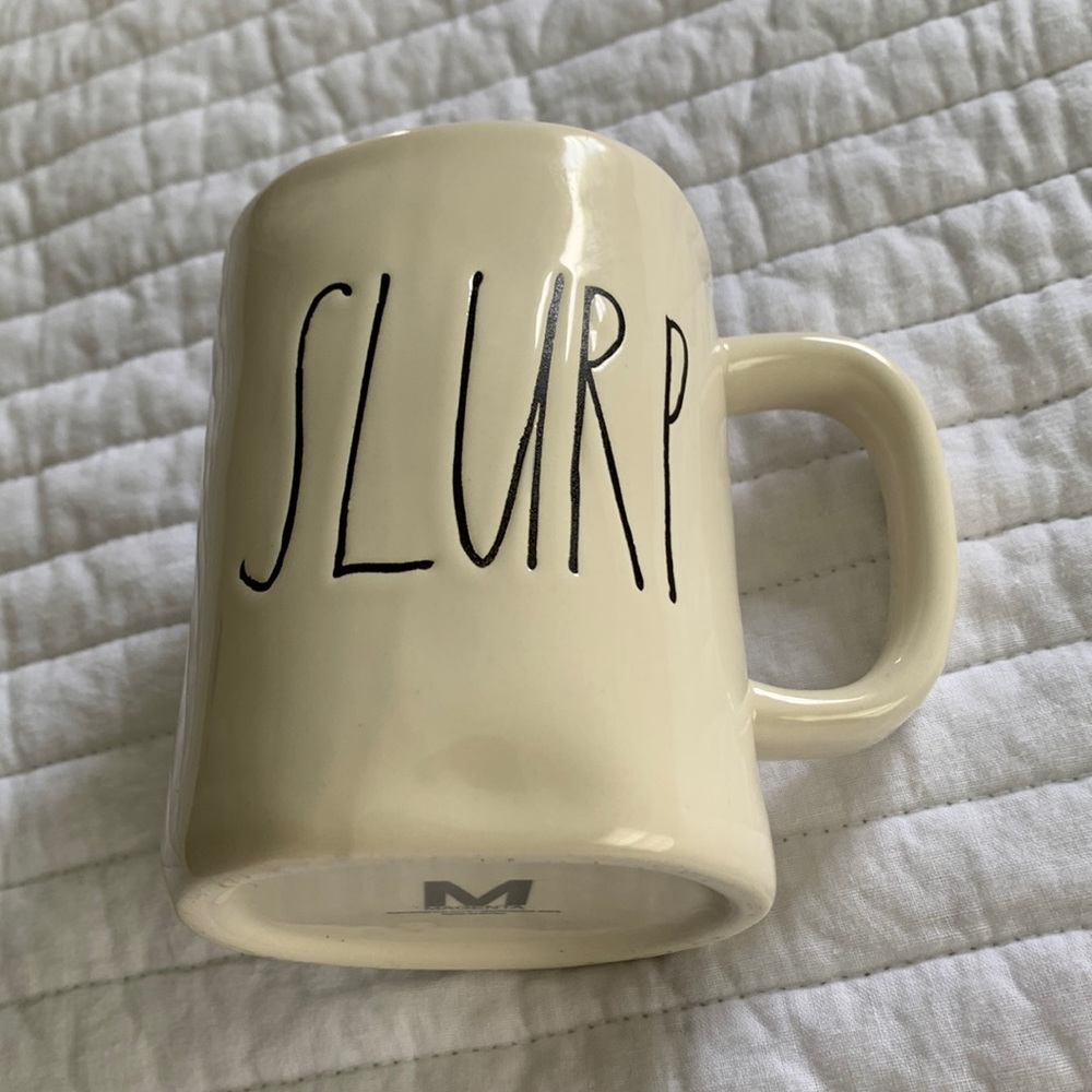 Rae Dunn SLURP Magenta mug